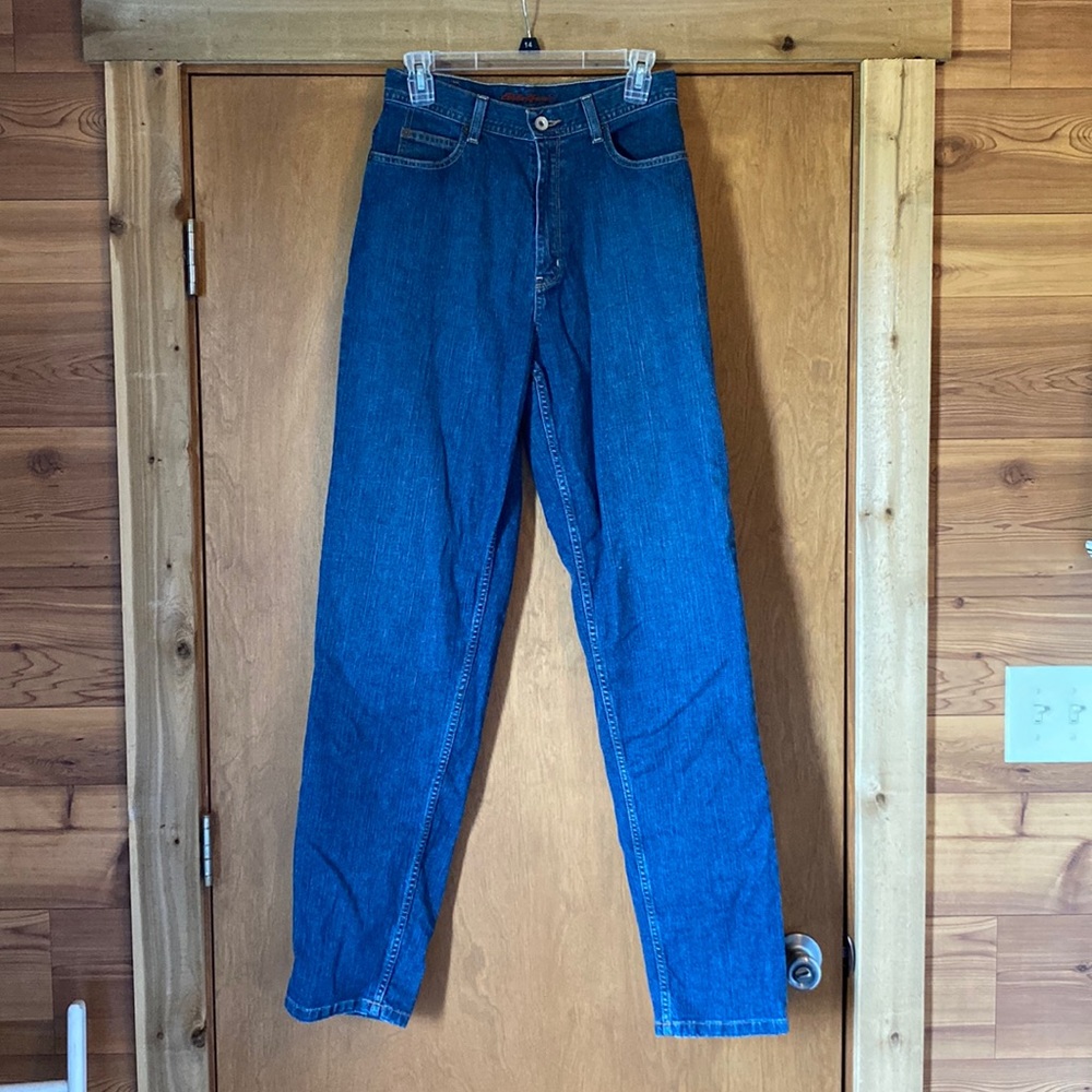 Eddie Bauer Straight Leg Jeans in Classic Blue